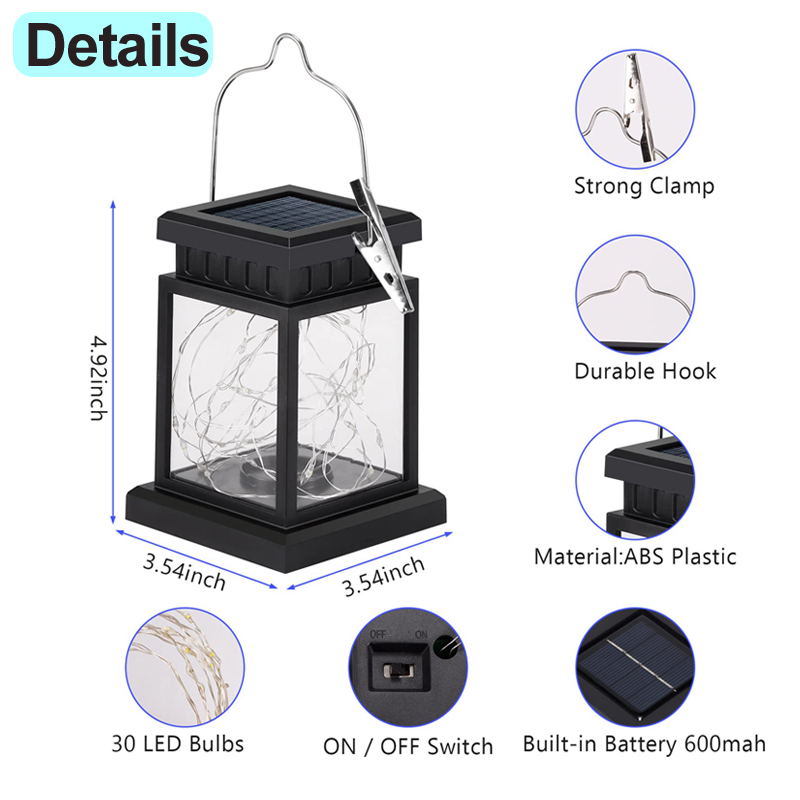Solar LED Lantern Outdoor Hang - огляд і ціна Lighting Decoration Ideas