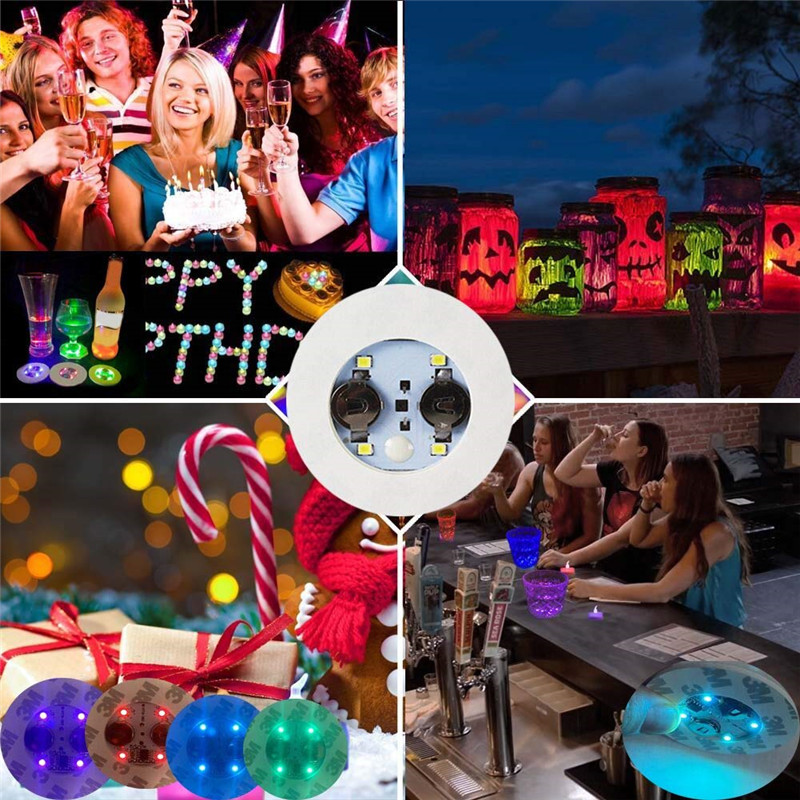 50/20/10/1pc LED Coasters Lumi - огляд і ціна Up Lighting Decor