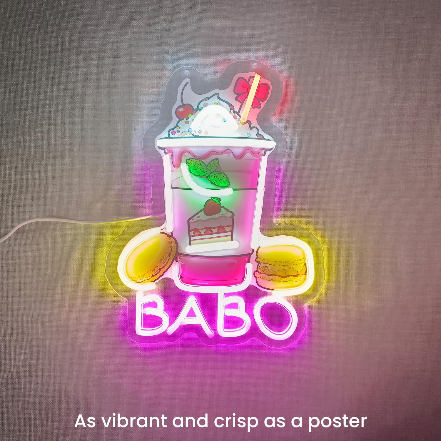 Boba Neon Sign Light Up Bubble - огляд і ціна Up Lighting Decor